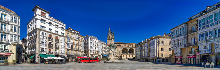 main square, Vitoria-Gasteiz, Basque Country, Spain, Europe, September 2024