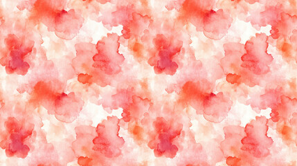 Fototapeta premium Seamless pattern of pink ink blot and blush peach tie dye watercolor art perfect for textile design and creative projects