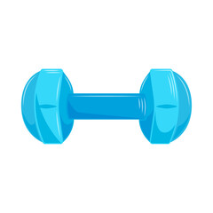 blue weight lifting gym equipment