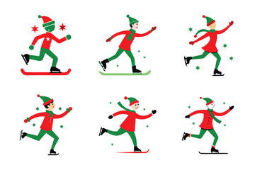 christmas gingerbread men icon on white background