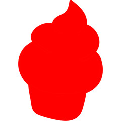 happy birthday single vector icon