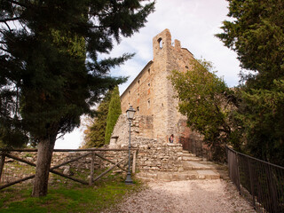 Italia, Toscana, provincia di Arezzo, la città di Cortona, fortezza del Girifalco.