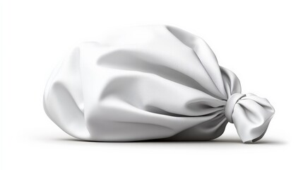 Blank White Drawstring Bag Mockup 