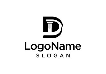 Law firm initial D Letter Logo Design