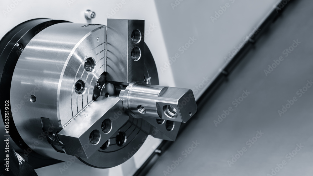 Poster programmable modern cnc digital digital program machinemanufacturing professional metalworking machi