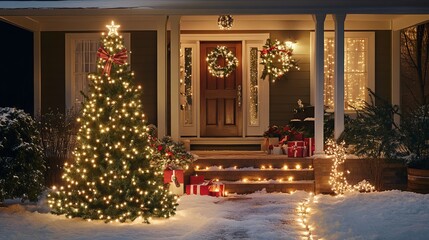 Add a warm and festive touch to your holiday decor with this Christmas lights string. Its bright and twinkling lights will create a magical ambiance that will make your home feel merry and bright.