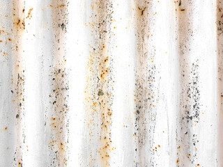 Corrugated rusty plate steel texture surface background.