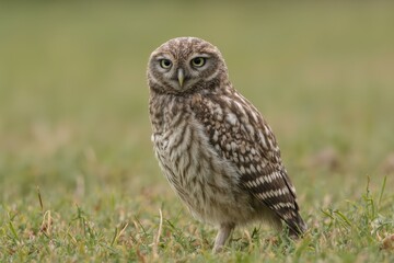 Majestic Owl in its Natural Habitat: Wildlife Observation and Serenity Amidst Nature's Quiet Beauty
