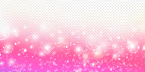 A pink and purple background with stars on a transparent. The stars are scattered throughout the image and the pink and purple colors give the image a dreamy and whimsical feel