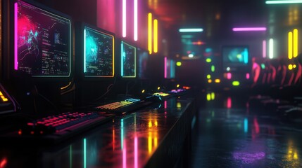 The Colorful Gaming Setup