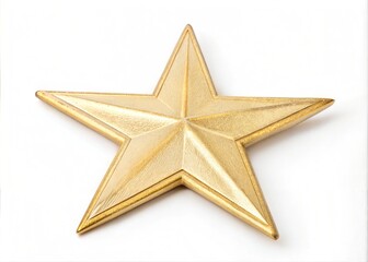 Fototapeta premium Star isolated on white background 