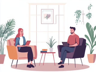 business meeting in office