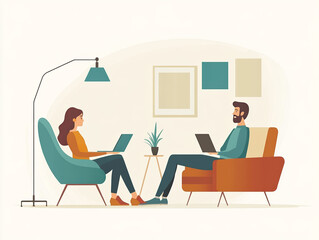 business meeting in office