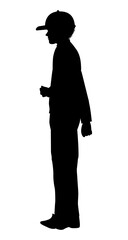 Man Silhouette Illustration