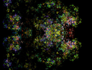 Imaginatory fractal abstract background Image