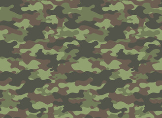 Fototapeta premium camouflage military background, vector seamless pattern, modern texture
