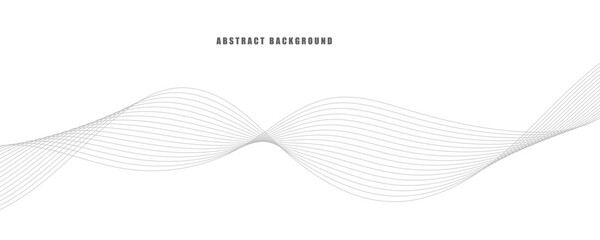 Abstract wavy line art background.