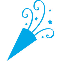 Happy birtday single vector icon