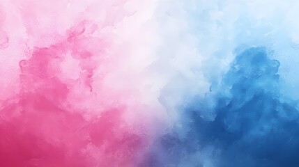 Obraz premium Elegant watercolor background with dynamic and bold pink and blue brush strokes creating a visually striking and foundation for invitations promotional materials and other design projects