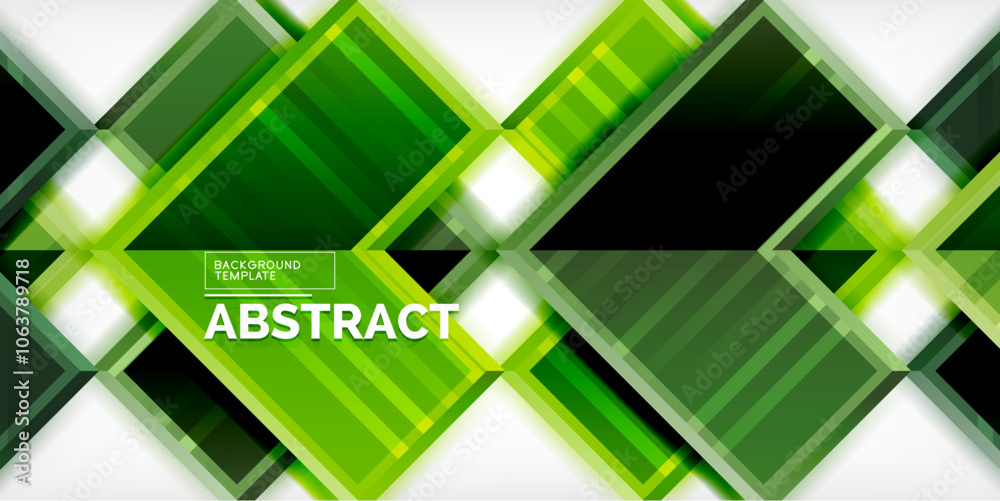 Poster Arrow symbols created with 3d effects and line texture geometric abstract background