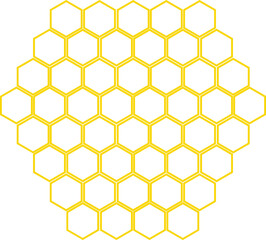 Hexagon Honeycomb Outline