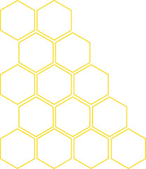 Hexagon Honeycomb Outline