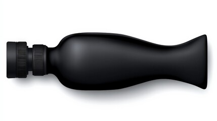 Black Telescoping Handle: A sleek, professional image of a black telescoping handle, perfect for showcasing your products or illustrating concepts related to tools, equipment, and functionality.  