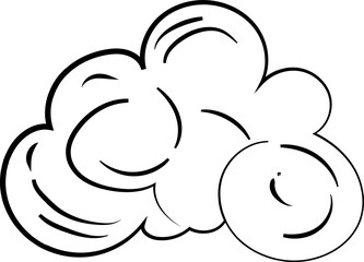 Hand Drawn Cloud Outline