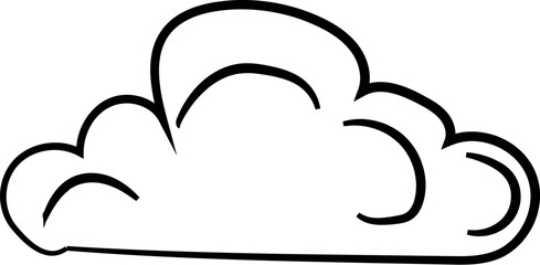 Hand Drawn Cloud Outline