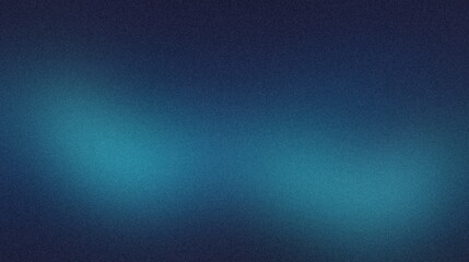 Obraz premium Noisy grainy textured Deep Aqua to Navy Abstract Background, banner poster wallpaper background 