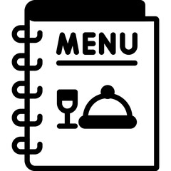 Dinner Menu vector icon