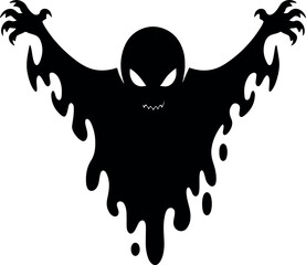 Fototapeta premium Art & Illustration of evil demon dark spirit evil spirit bail
