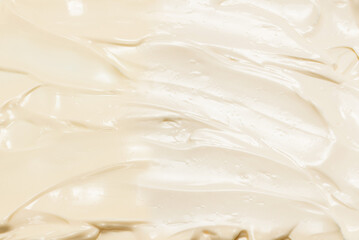 White whipped cream texture.