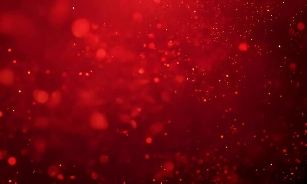 Red Abstract Background: A mesmerizing abstract background with a burst of red light and floating particles, perfect for creating a vibrant and energetic visual.  