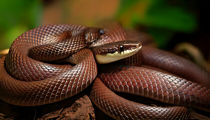 Fototapeta premium wood snakes common certain years like specifically research purposes