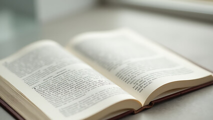 Books are displayed with pages containing written text visible through transparent backgrounds