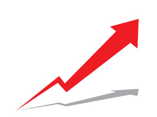 arrow icon on white background