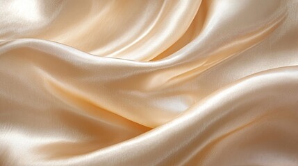 Obraz premium Ultra-fine, silky beige fur texture, ideal for elegant, understated backgrounds. Soft and detailed fibers create a sense of warmth and luxury.