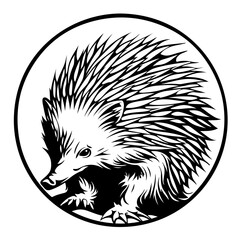 Echidna Vector Logo