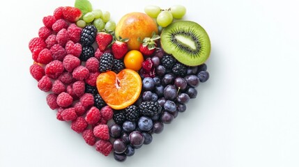 Delight your taste buds with a heart-shaped fruit medley for healthy living