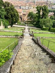 Baroque Staircase in Florence Italy