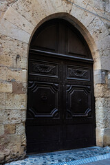 Passage de Ancre and Archbishop Palace in Narbona, Occitanie, France