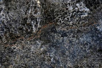 Intricate Patterns of Corrosion on Basalt Stones from the Seashore