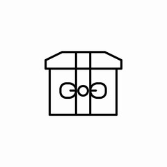 gift surprise present icon sign vector