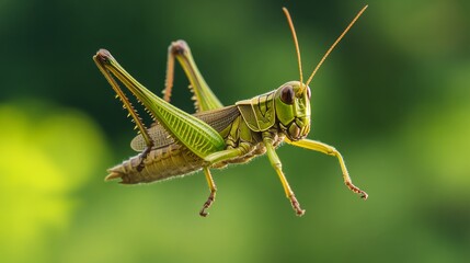 flying grassshoper