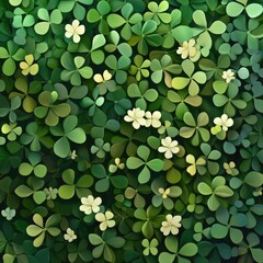 Naklejka premium Hand-drawn Watercolor Spring Foliage with Green Leaves and Flowers on a White Background