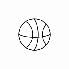 basketball ball icon sign vector