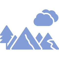 Mountain Vector Icon