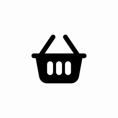 shopping basket icon sign vector