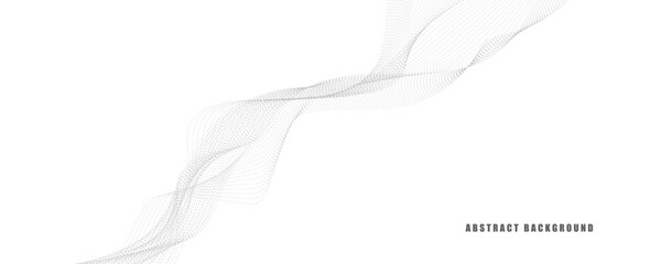 Abstract wavy line art background.